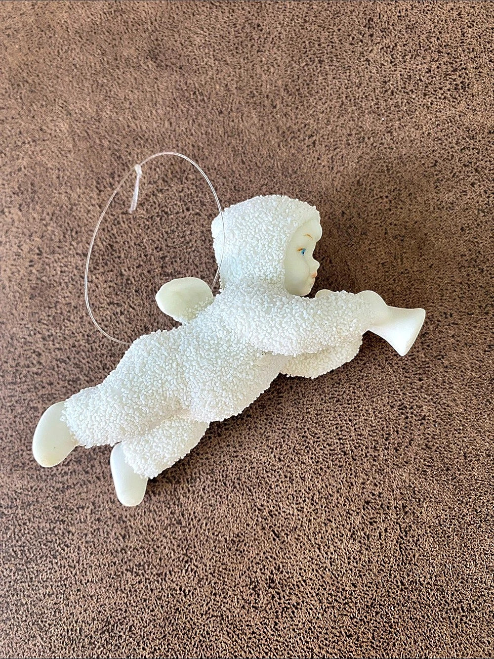 Department 56 Snowbabies Noel Flying Angel Horn Ornament